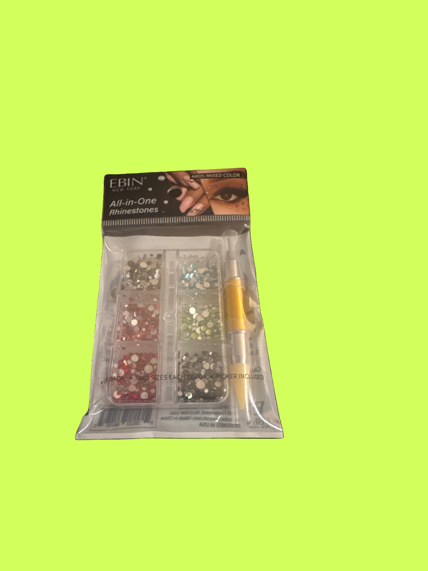 EBIN Rhinestones Mixed Colors