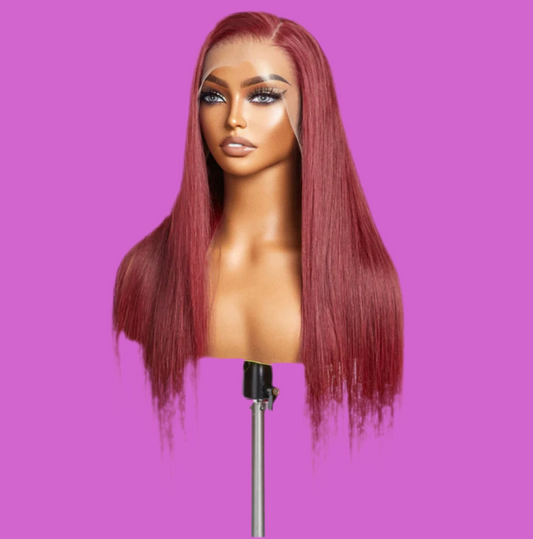 24” Lance Front Straight Burgundy