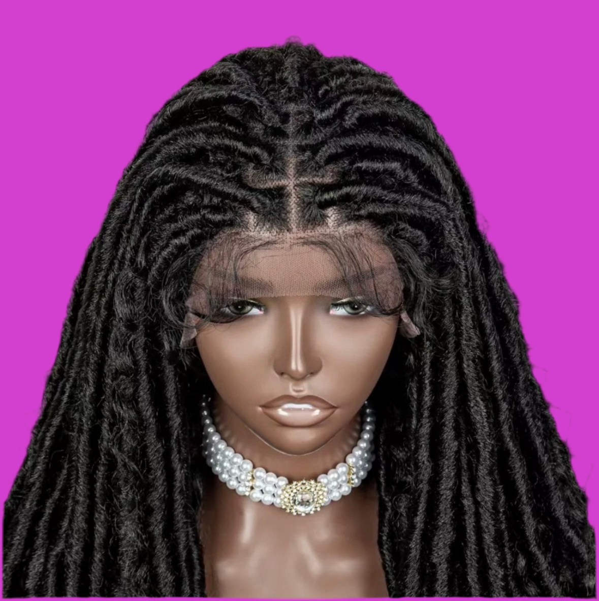 26” 4x4 Faux Goddess Locs