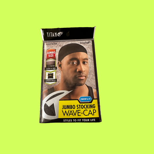 Titan Jumbo Stocking Wave Cap