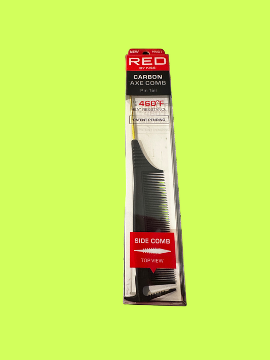 RED Carbon Axe side Pin Tail Comb