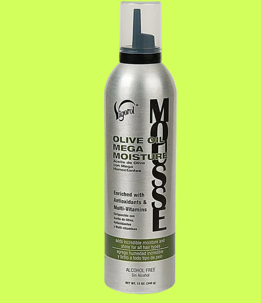 Vigorol Olive Oil Mega Moisture Hair Styling Mousse